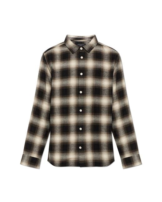 AllSaints Brown 'Baseline' Shirt for men