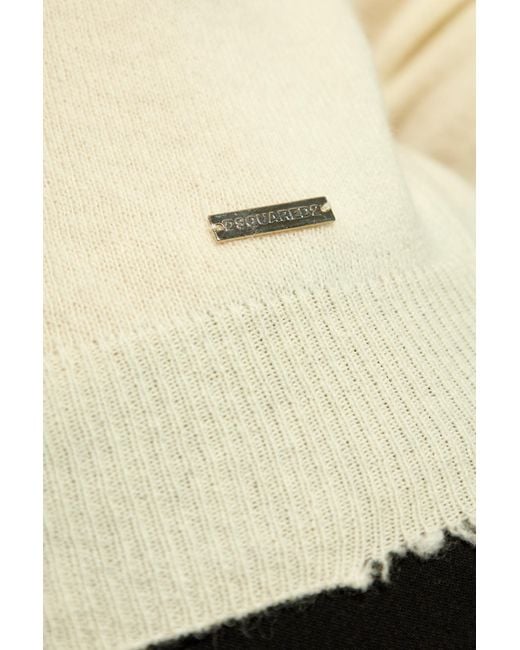 DSquared² Natural Woolen Cardigan