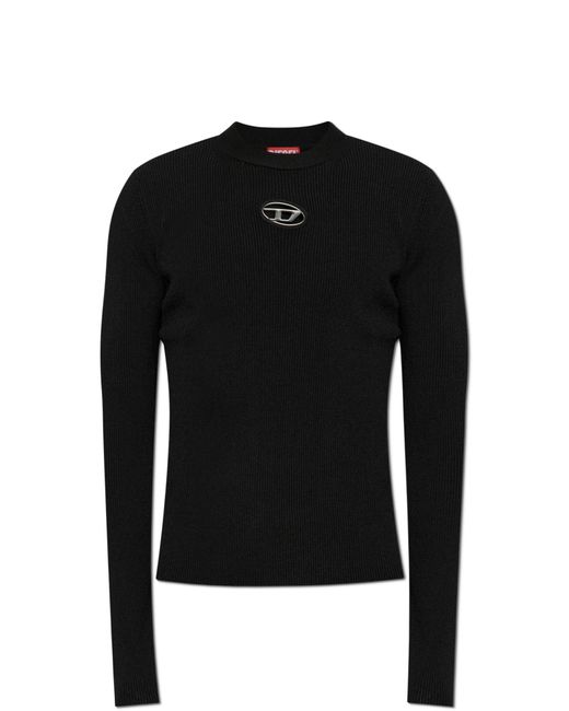DIESEL Black Sweater K-Zackary for men