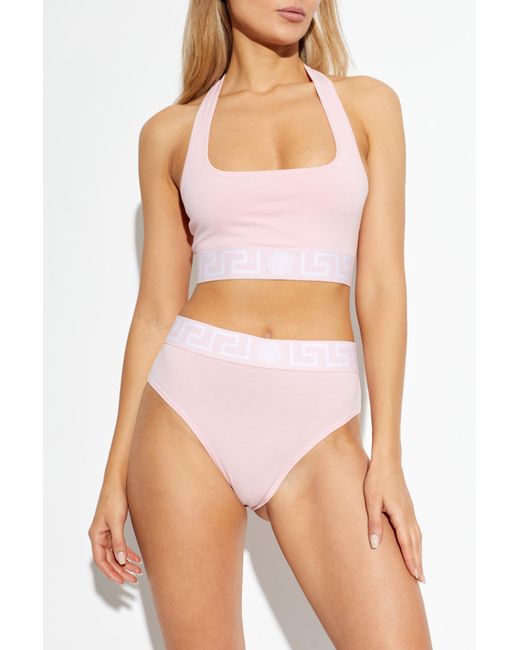 Versace Pink Cotton Briefs