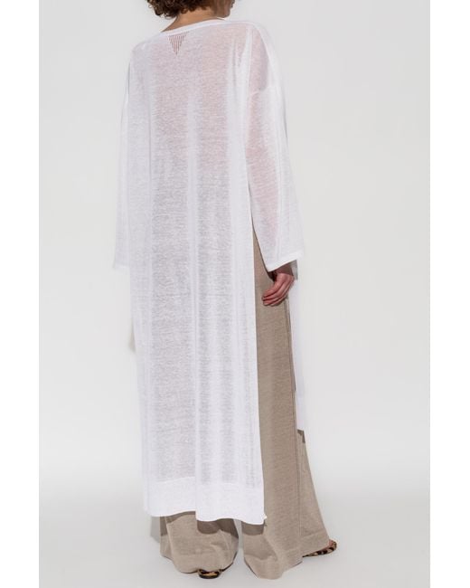 Alaïa White Loose-Fit Dress