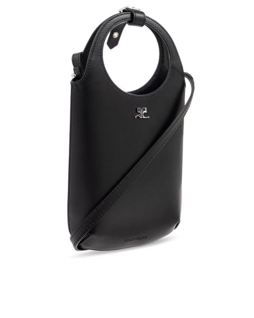 Courreges Black Bag Slim Holy,
