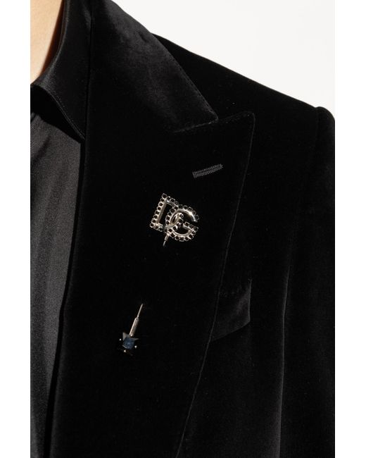 Dolce & Gabbana Black Brooch for men