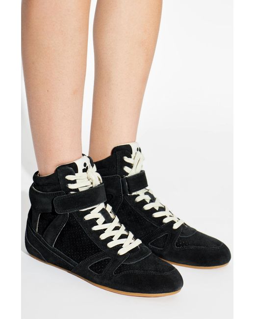 Isabel Marant Black "Senny High" Sports Shoes