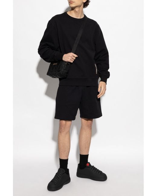 Burberry Black Sweatshirt With Patch for men