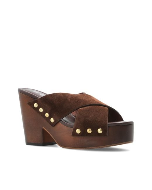 Paris Texas Brown Platform Sandals 'Marisol'