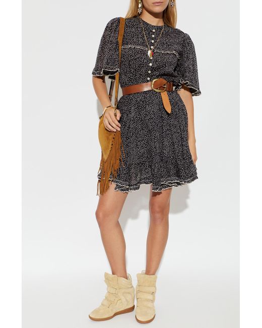 Isabel Marant Black Dress 'Daynia'
