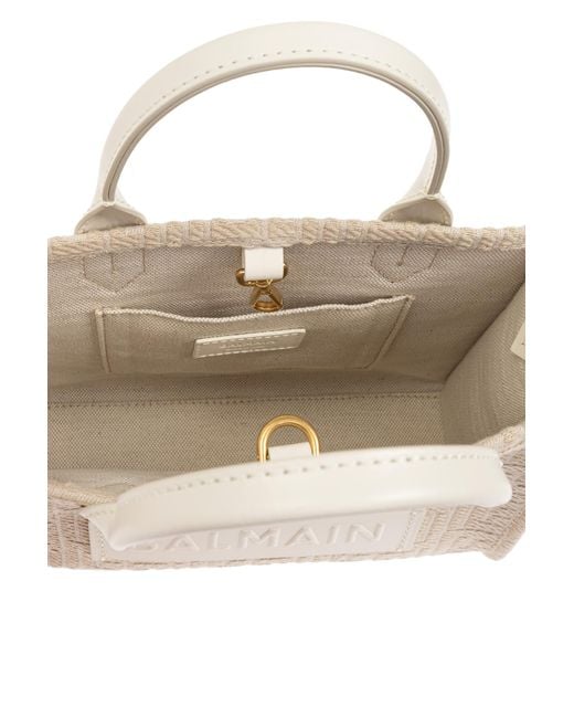 Balmain Natural Bag 'B-Army Small'