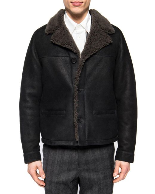 allsaints fur jacket