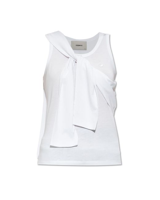 Coperni White Top With Tie