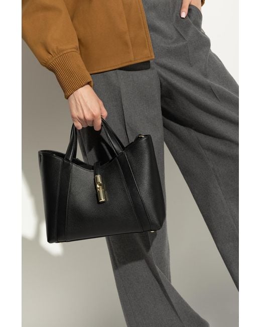 Furla Black Handbag "Goccia Small"