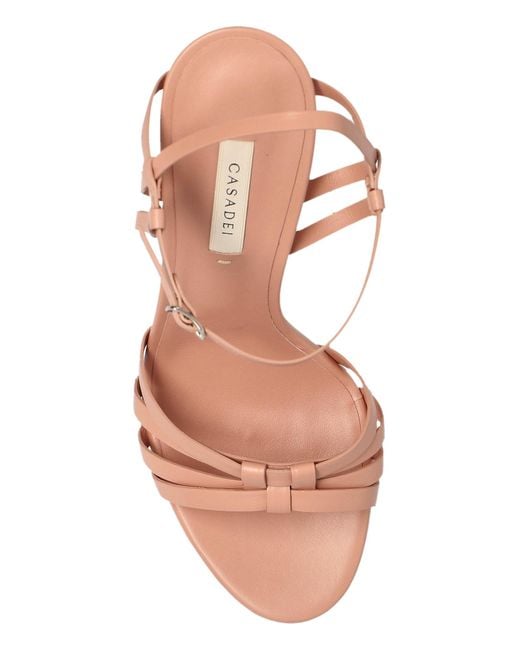 Casadei Pink Platform Sandals Geraldine Atlantis