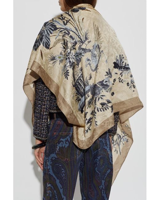 Etro Natural Silk Scarf