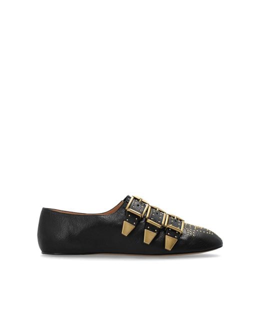 Chloé Black "Susan" Leather Shoes