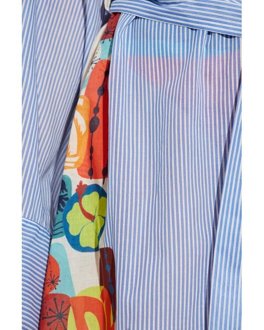 DSquared² Blue Cotton Kimono