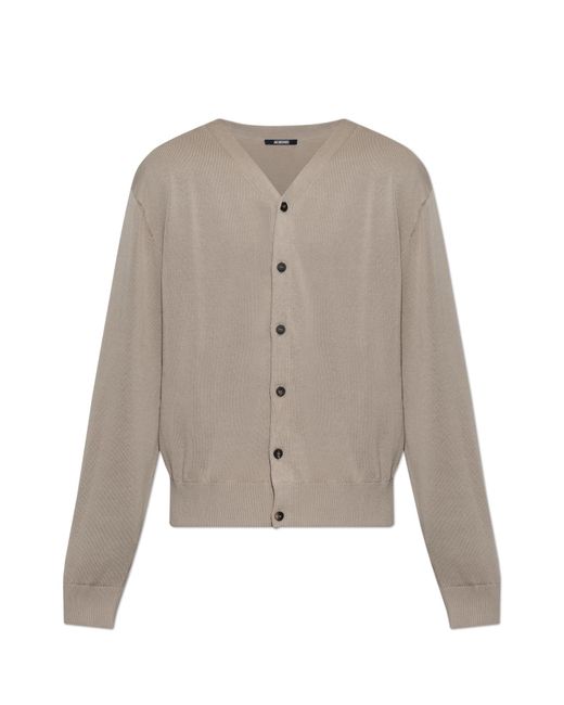 Jacquemus Gray Cardigan 'Rio' for men