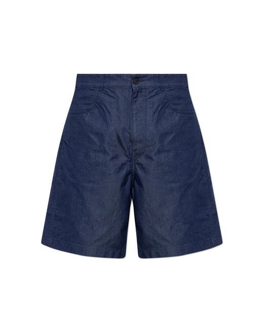 Givenchy Blue Shorts With Logo for men