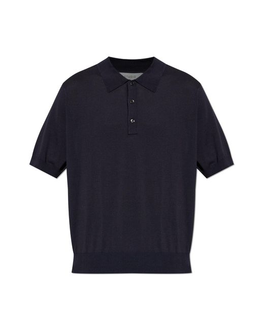 Studio Nicholson Blue Polo 'Arieta' for men