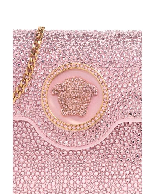 Versace Pink 'la Medusa' Clutch,