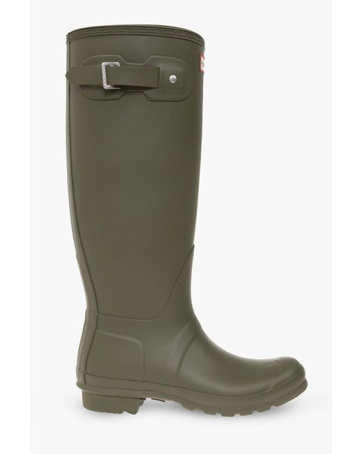 HUNTER 'original Tall' Rain Boots in Green Lyst