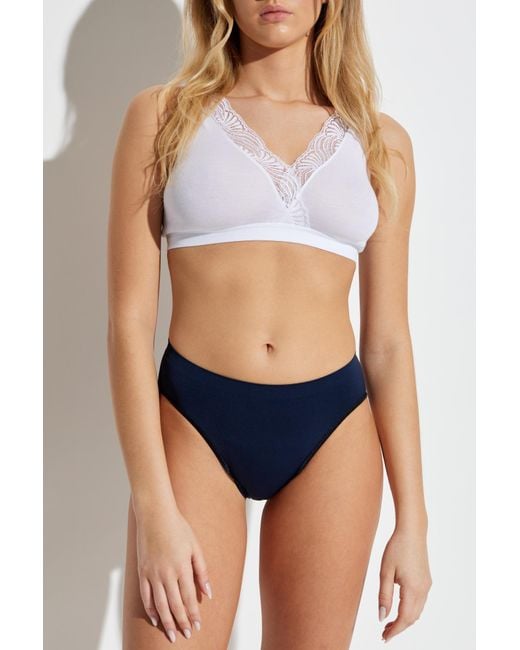 Hanro Blue Briefs Touch Feeling