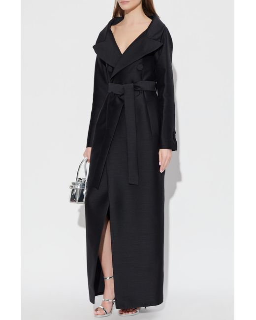 DSquared² Black Wool Coat