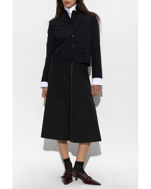 Marni Black Blazer With Single Vent