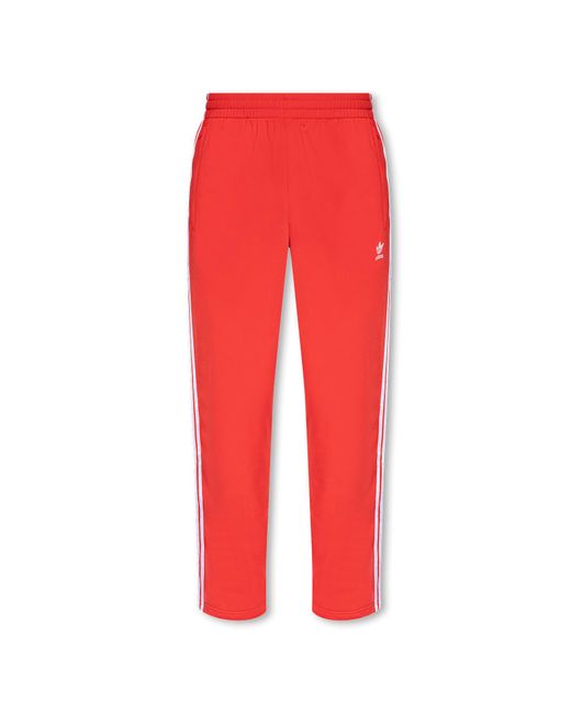 Adidas Originals Red Sweatpants With Logo, for men