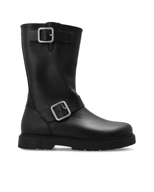 Birkenstock Black 'Highwood Mid Wire Buckle' Ankle Boots