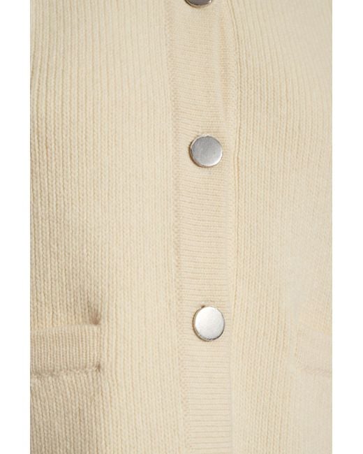 Theory Natural Cardigan With Buttons,