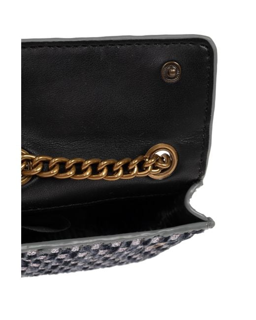 Kurt Geiger White Shoulder Bag "Micro Kensington"