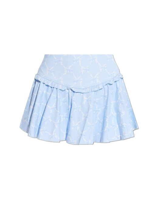LoveShackFancy Blue Vanina' Training Skort