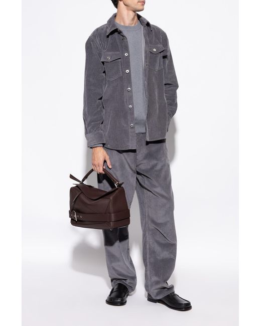 Loewe Black “Campo” Loafers Shoes for men