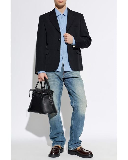 MM6 by Maison Margiela Blue Jeans With 'Vitage' Effect for men