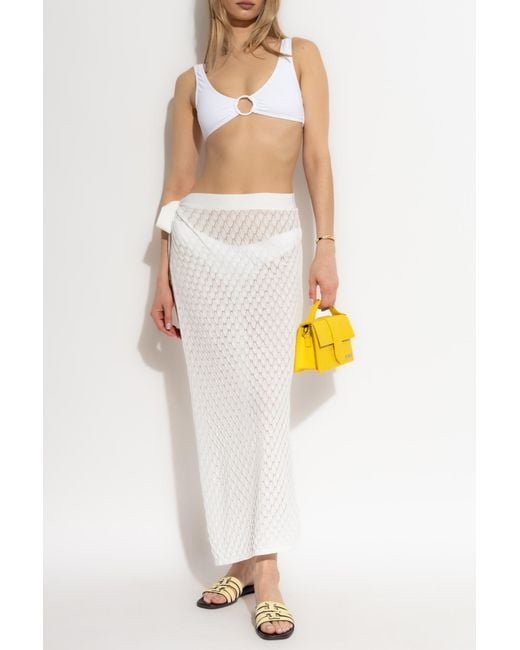 Melissa Odabash White Phoenix Bikini Top