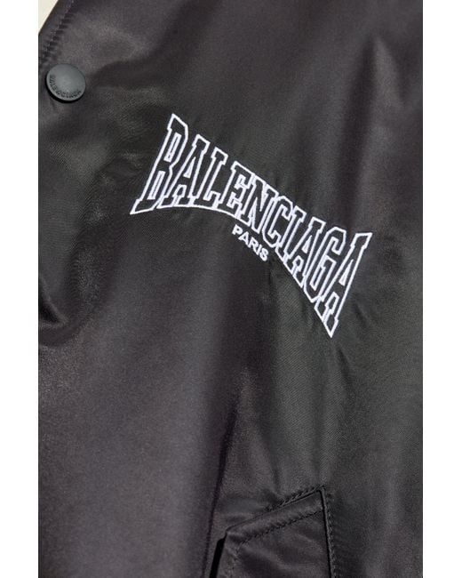 Balenciaga Black Jacket Type Bomber for men