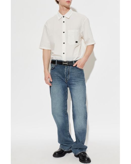 Emporio Armani White Shirt With Logo for men