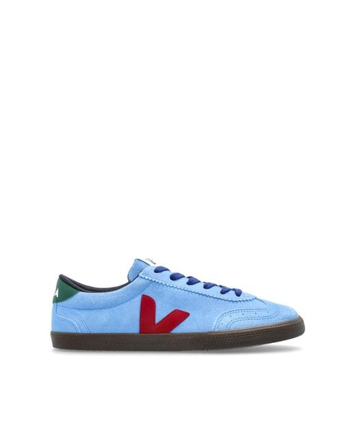Veja Blue Sports Shoes "Volley Suede"