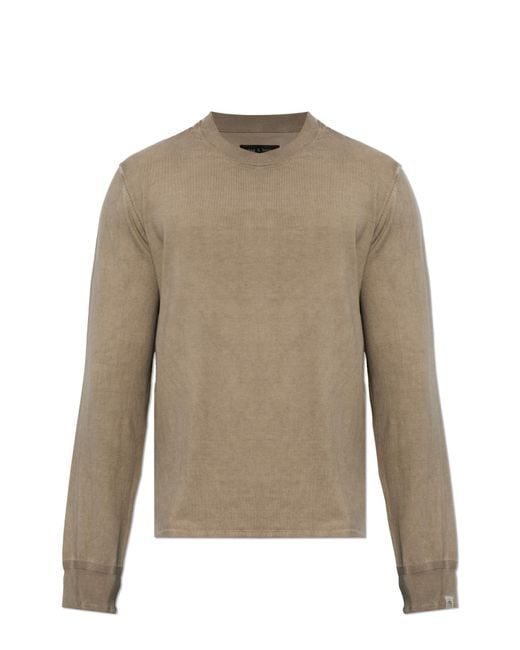 Rag & Bone Natural Crew Neck Sweater for men