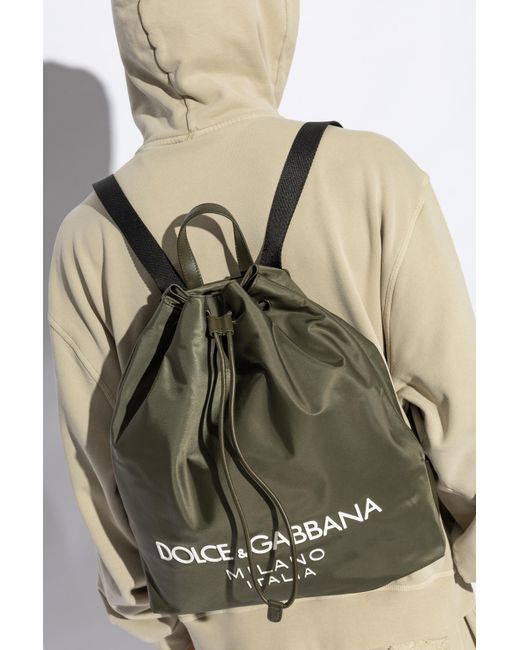 Dolce & Gabbana Green Backpacks for men