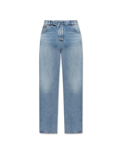 Balmain Blue Jeans With Slightly Tapered Legs for men