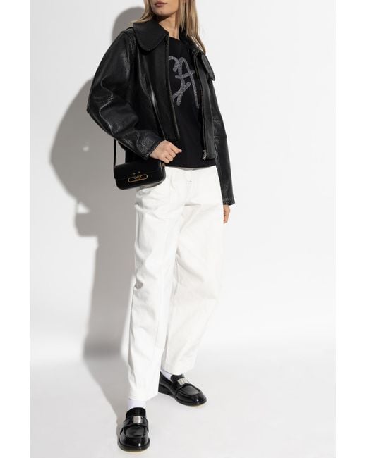 Emporio Armani Black T-Shirt From The Sustainability Collection