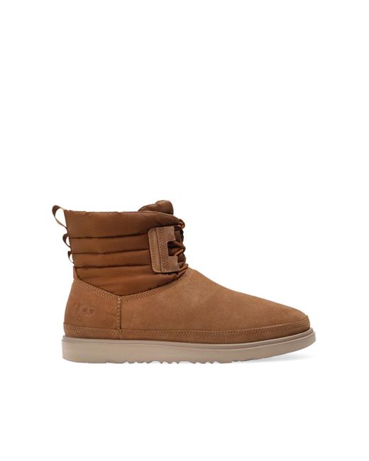 UGG 'm Classic Mini Lace-up Weather' Snow Boots in Brown for Men | Lyst