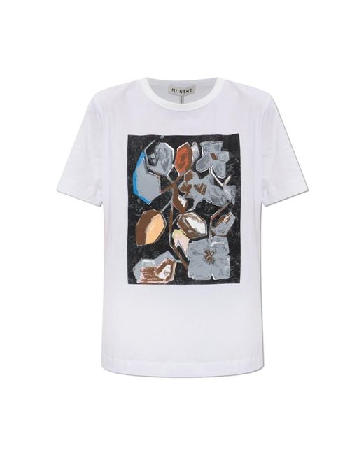 Munthe White T-Shirt "Rascali"