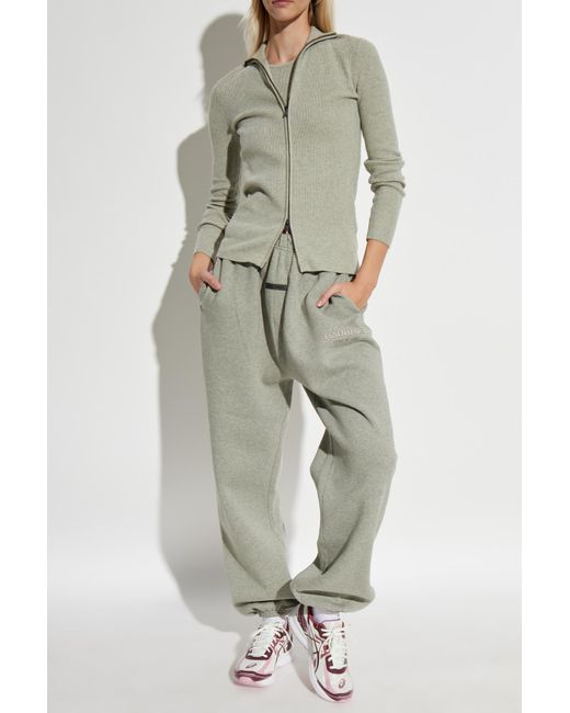 Fear Of God Gray Cardigan With Stand-Up Collar