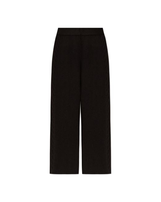 Lisa Yang Black Cashmere Trousers 'Olanda'