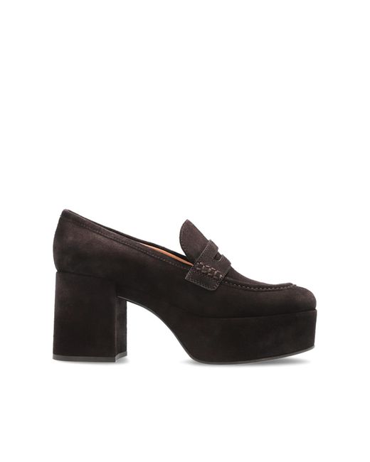 Gianvito Rossi Black Platform Shoes