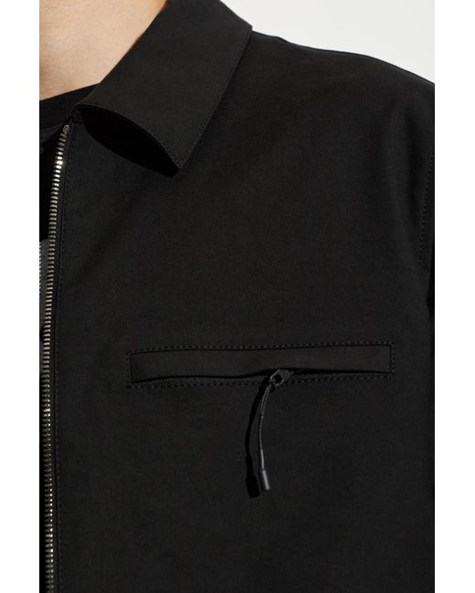 Dolce & Gabbana Black Rain Jacket for men