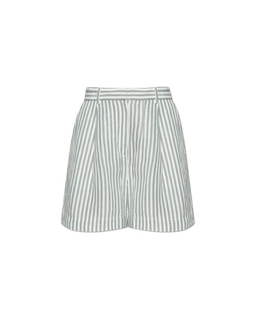 Posse White Striped Pattern Shorts 'lorenzo',