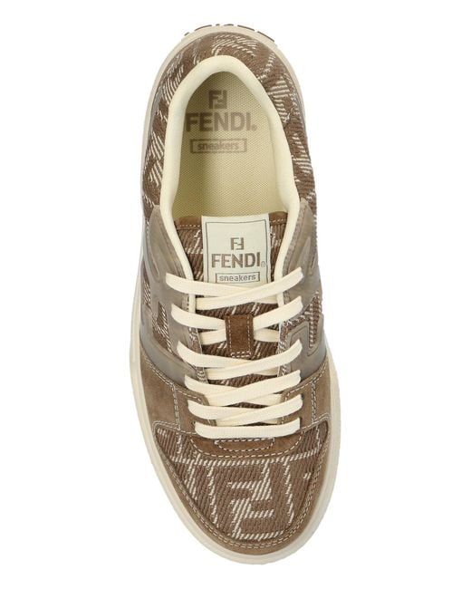 Fendi Natural Sneakers Match